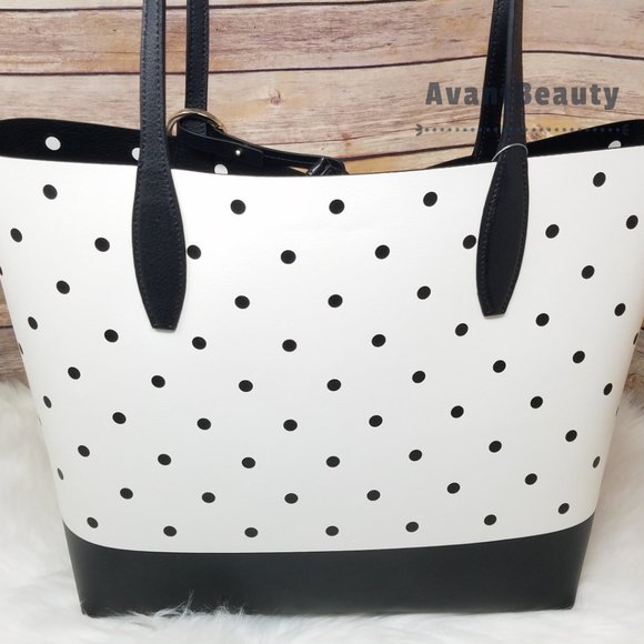 Disney x kate spade new york minnie mouse tote bag Polka Dot Coin Purse Black - Picture 15 of 16